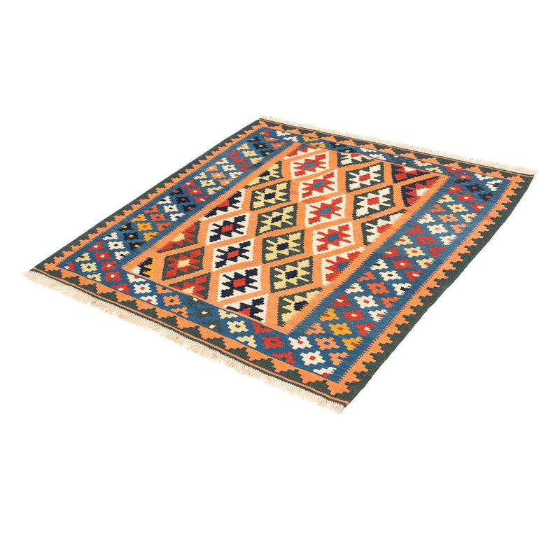 Kelim Rug - Oriental square  - 103 x 100 cm - light brown