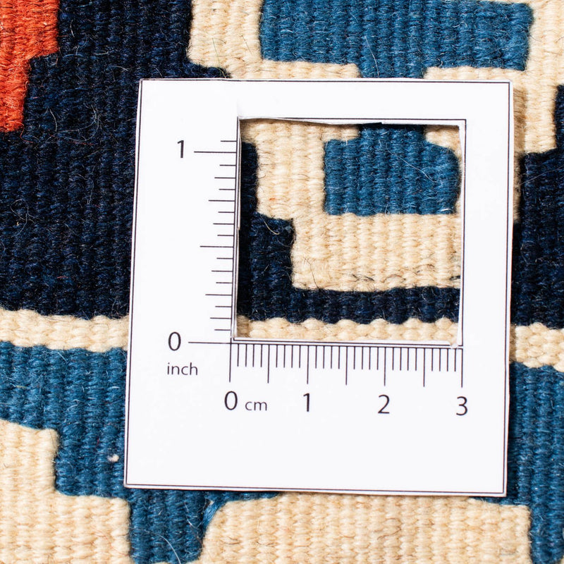 Kelim Rug - Oriental square  - 114 x 102 cm - red