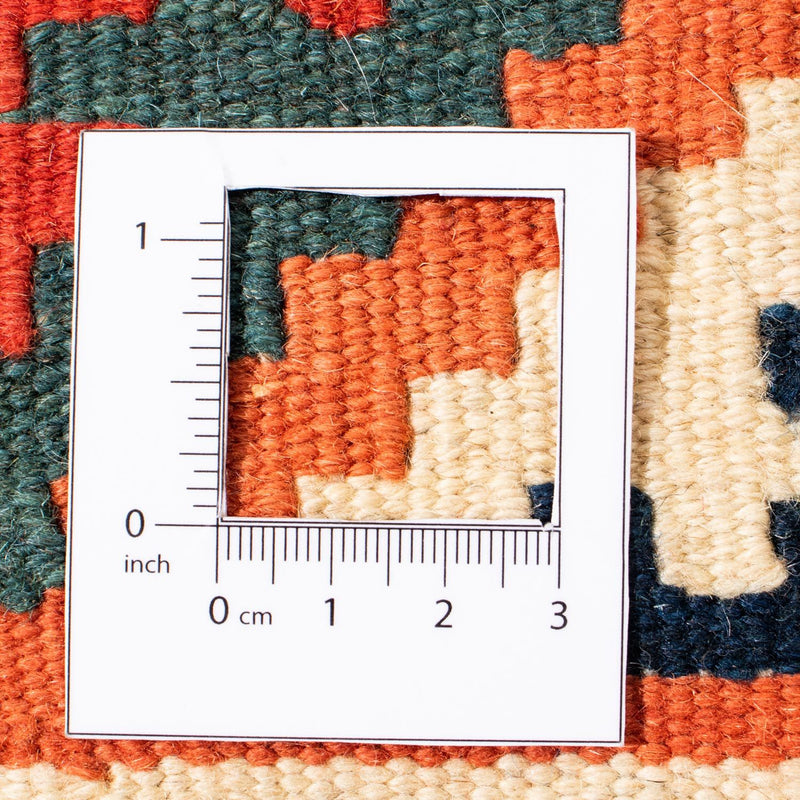 Kelim Rug - Oriental square  - 108 x 104 cm - orange