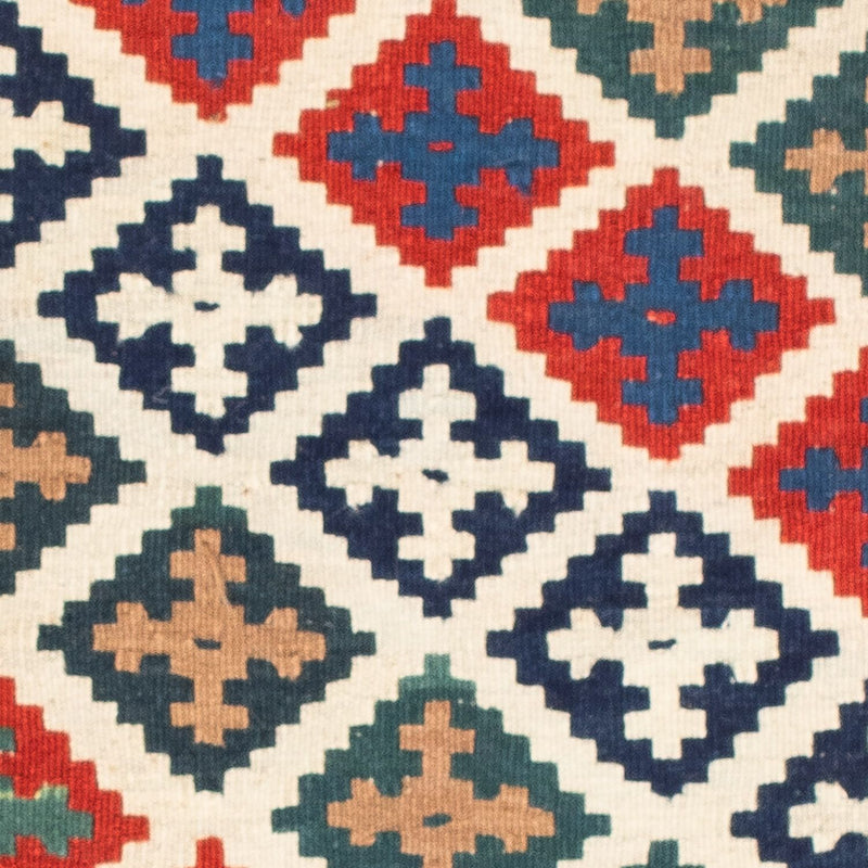 Kelim Rug - Oriental square  - 105 x 104 cm - multicolored