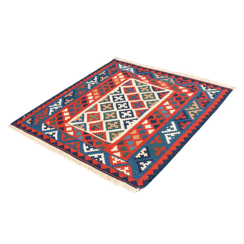 Kelim Rug - Oriental square  - 105 x 104 cm - multicolored