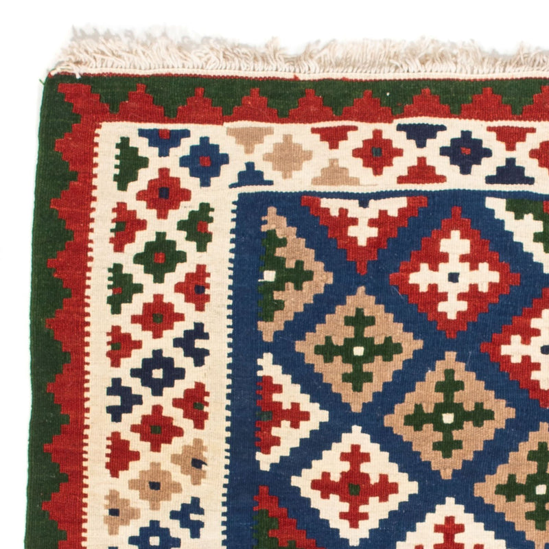 Kelim Rug - Oriental square  - 103 x 100 cm - dark blue