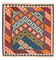 Kelim Fars Teppich 104x100cm