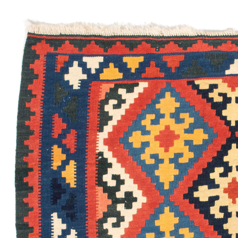 Kelim Rug - Oriental square  - 102 x 101 cm - red