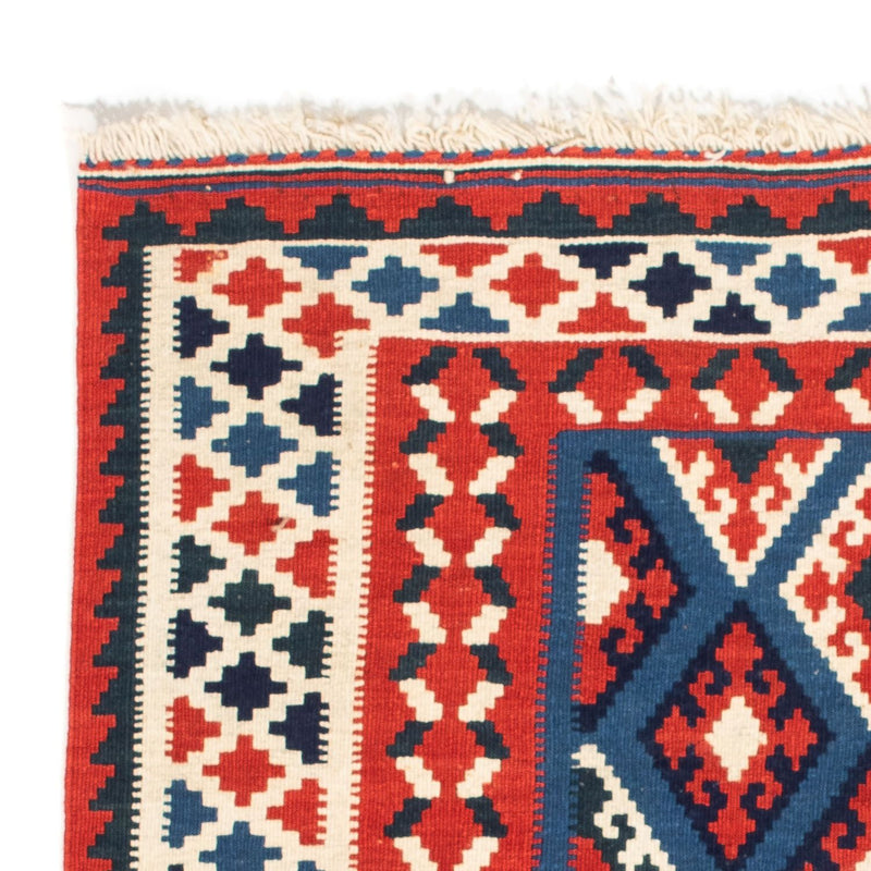 Kelim Rug - Oriental square  - 104 x 100 cm - dark blue