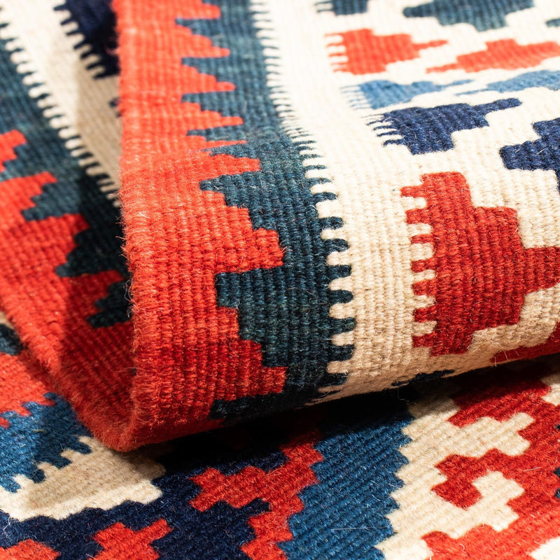 Kelim Rug - Oriental square  - 104 x 100 cm - dark blue