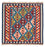 Kelim Rug - Oriental square  - 101 x 99 cm - dark blue