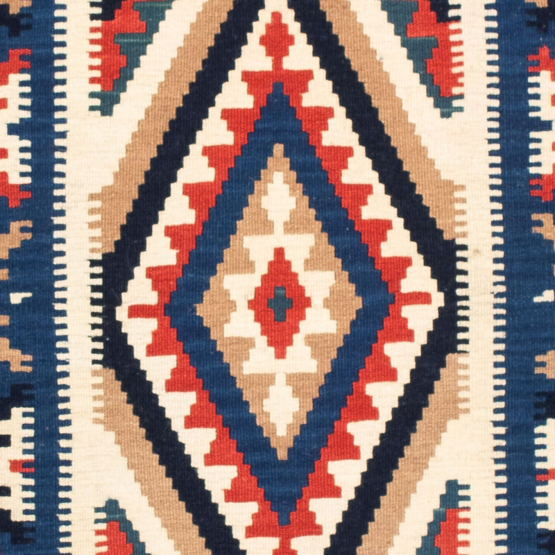 Kelim Rug - Oriental square  - 106 x 100 cm - multicolored