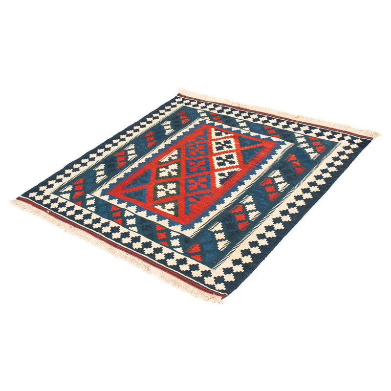 Kelim Rug - Oriental square  - 105 x 102 cm - multicolored