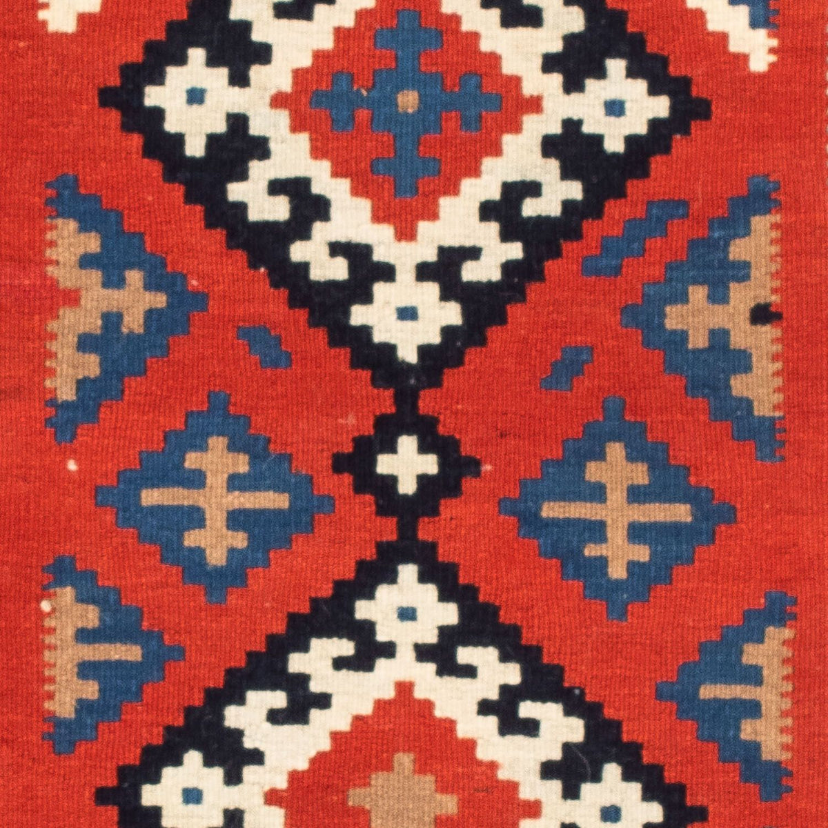 Kelim Rug - Oriental square  - 106 x 100 cm - multicolored