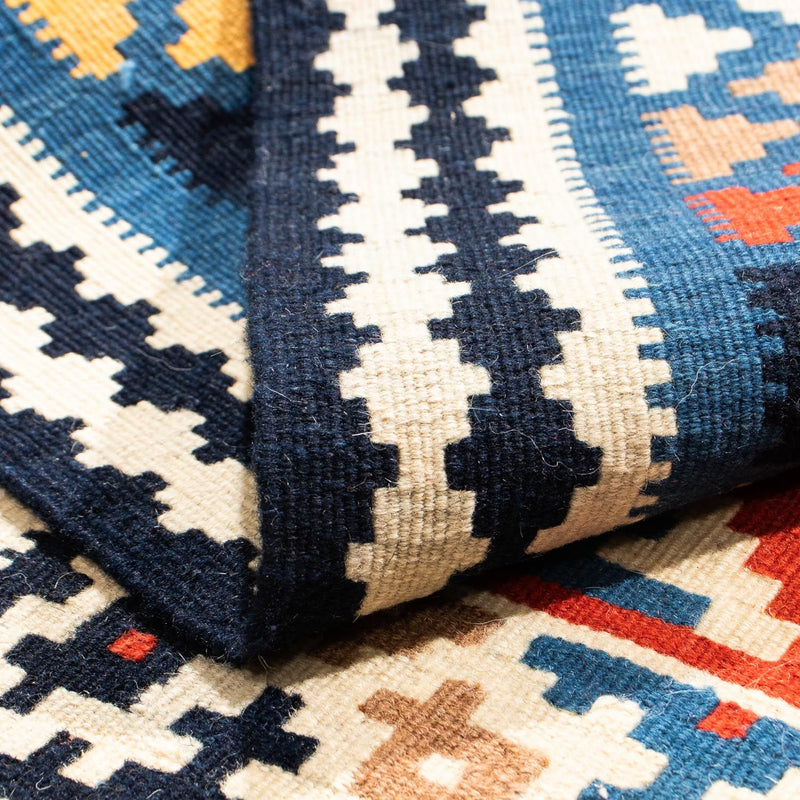 Kelim Rug - Oriental square  - 106 x 100 cm - multicolored