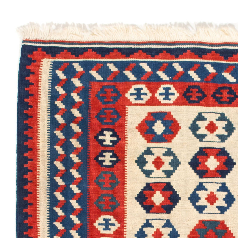 Kelim Rug - Oriental square  - 103 x 103 cm - beige