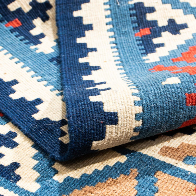 Kelim Rug - Oriental square  - 101 x 96 cm - multicolored