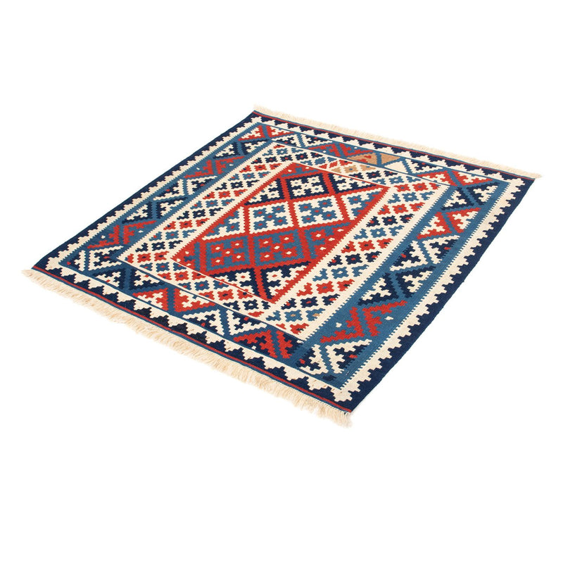 Kelim Rug - Oriental square  - 101 x 96 cm - multicolored