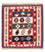 Kelim Rug - Oriental square  - 106 x 100 cm - multicolored