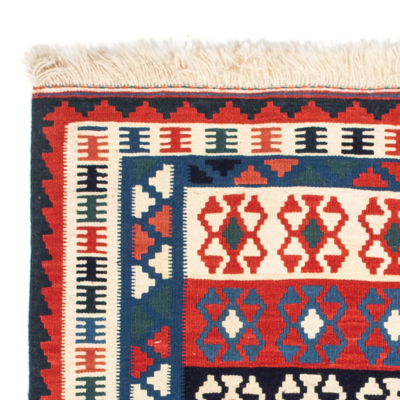 Kelim Rug - Oriental square  - 110 x 100 cm - blue