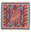 Kelim Rug - Oriental square  - 108 x 101 cm - red