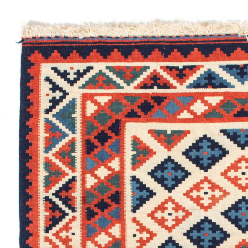 Kelim Rug - Oriental square  - 110 x 104 cm - rust