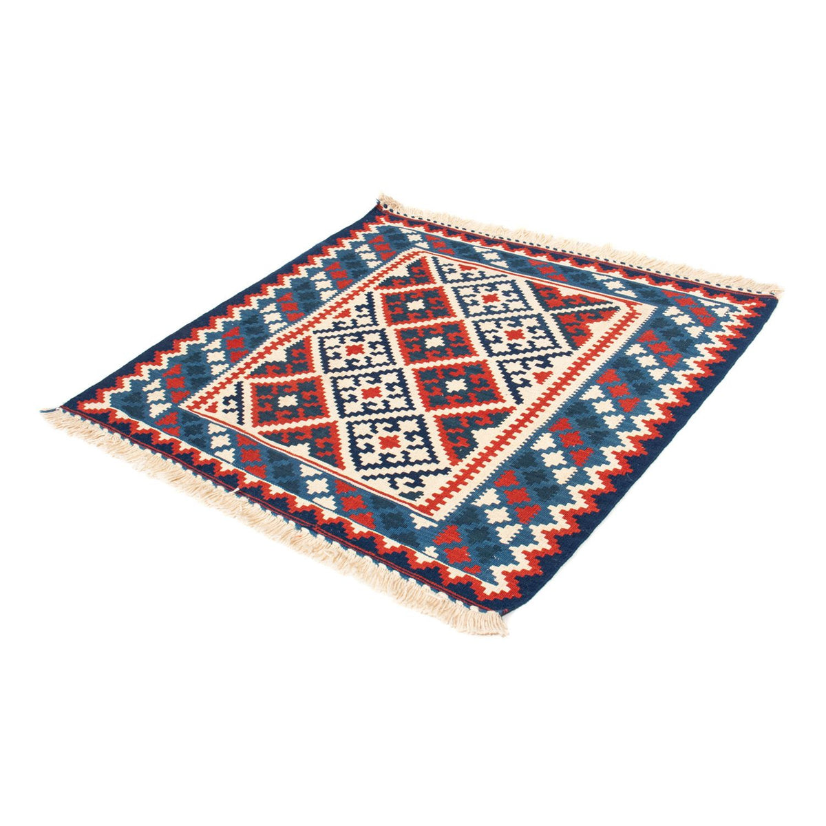 Kelim Rug - Oriental square  - 103 x 102 cm - beige