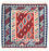 Kelim Rug - Oriental square  - 102 x 100 cm - blue