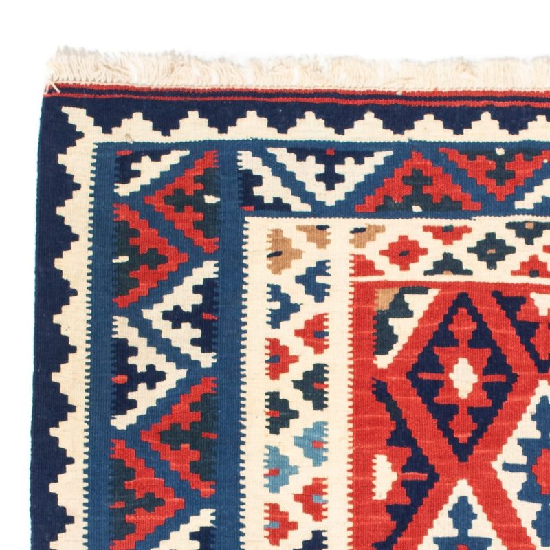 Kelim Rug - Oriental square  - 102 x 100 cm - blue