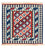Kelim Rug - Oriental square  - 100 x 100 cm - blue