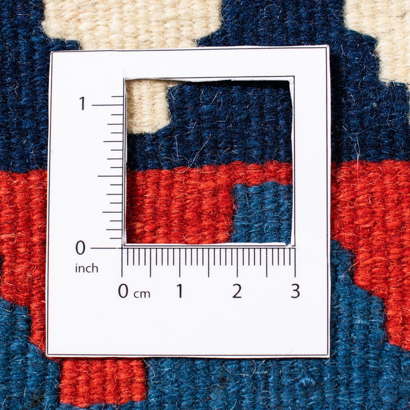 Kelim Rug - Oriental square  - 100 x 100 cm - red