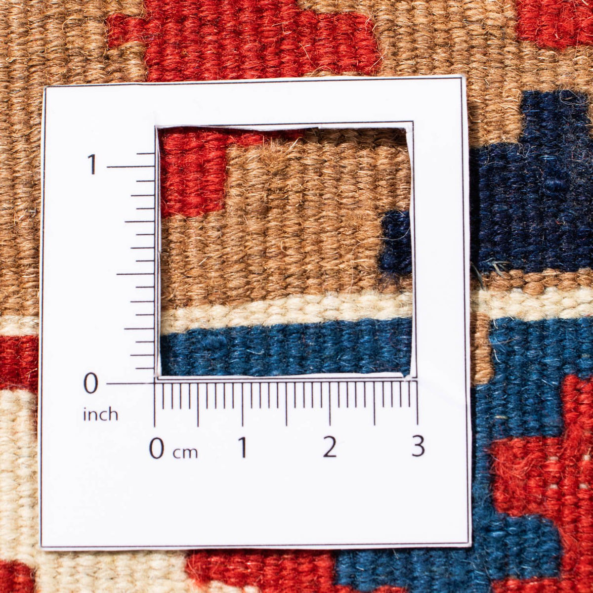 Kelim Rug - Oriental square  - 104 x 102 cm - blue