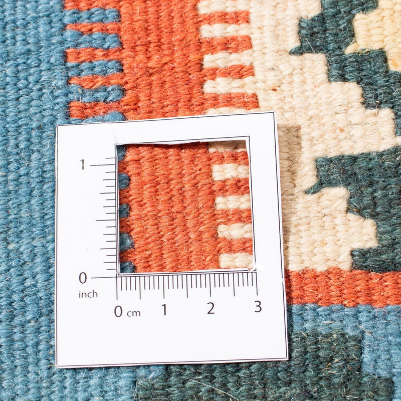 Kelim Rug - Oriental square  - 107 x 100 cm - orange