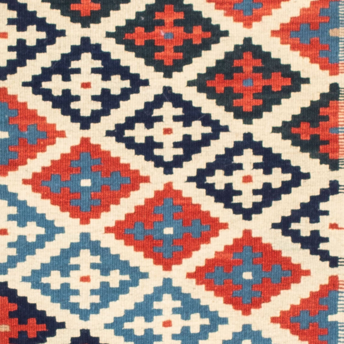 Kelim Rug - Oriental square  - 105 x 100 cm - beige