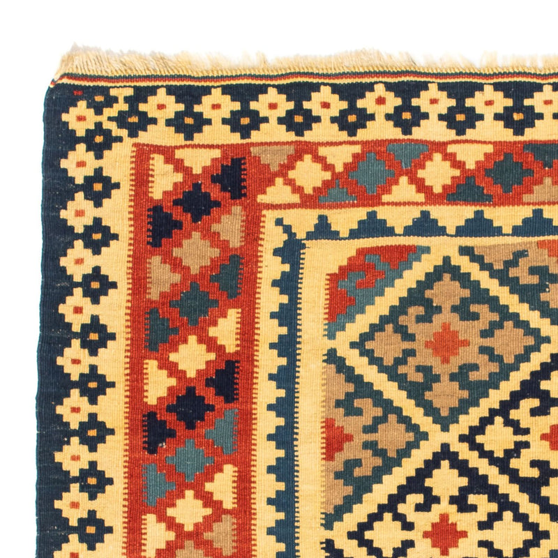 Kelim Rug - Oriental square  - 106 x 102 cm - gold