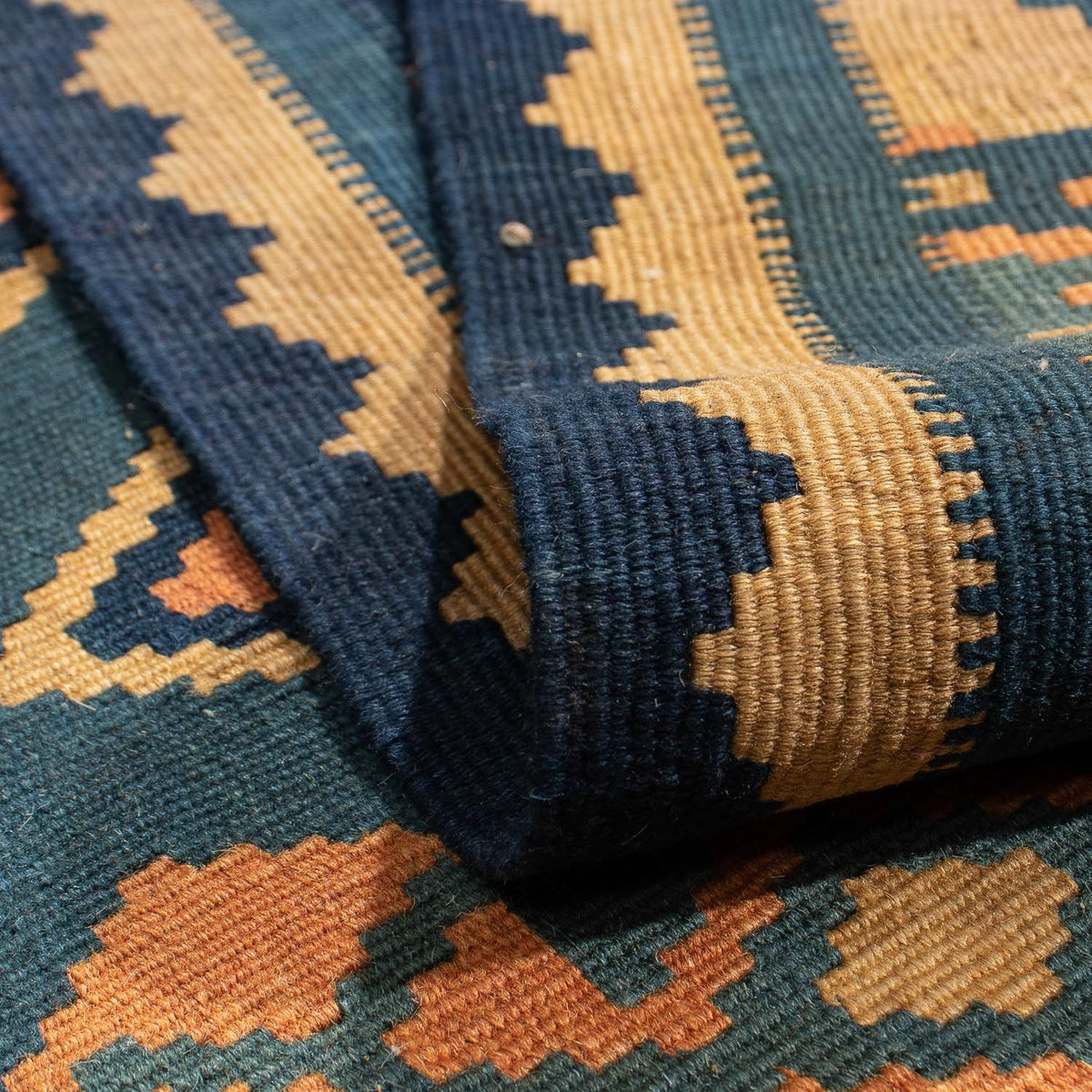 Kelim Rug - Oriental - 195 x 157 cm - dark blue