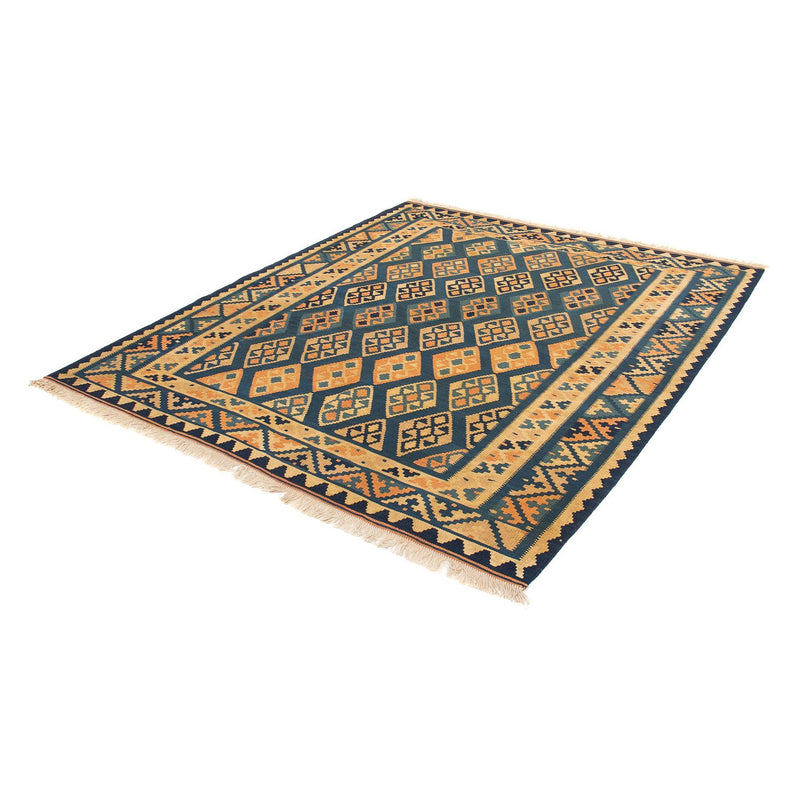 Kelim Rug - Oriental - 195 x 157 cm - dark blue