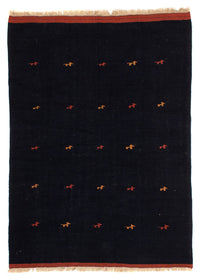 Kelim Rug - Oriental - 206 x 150 cm - dark blue