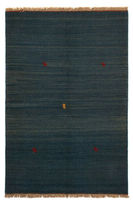 Kelim Rug - Oriental - 203 x 146 cm - dark blue