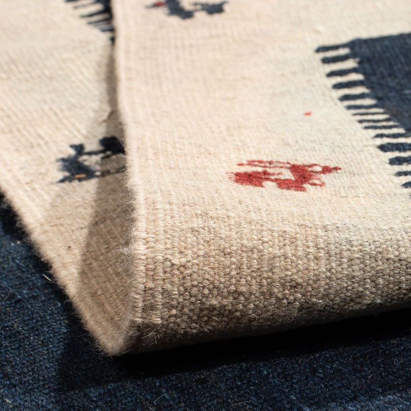 Kelim Rug - Oriental - 200 x 152 cm - dark blue