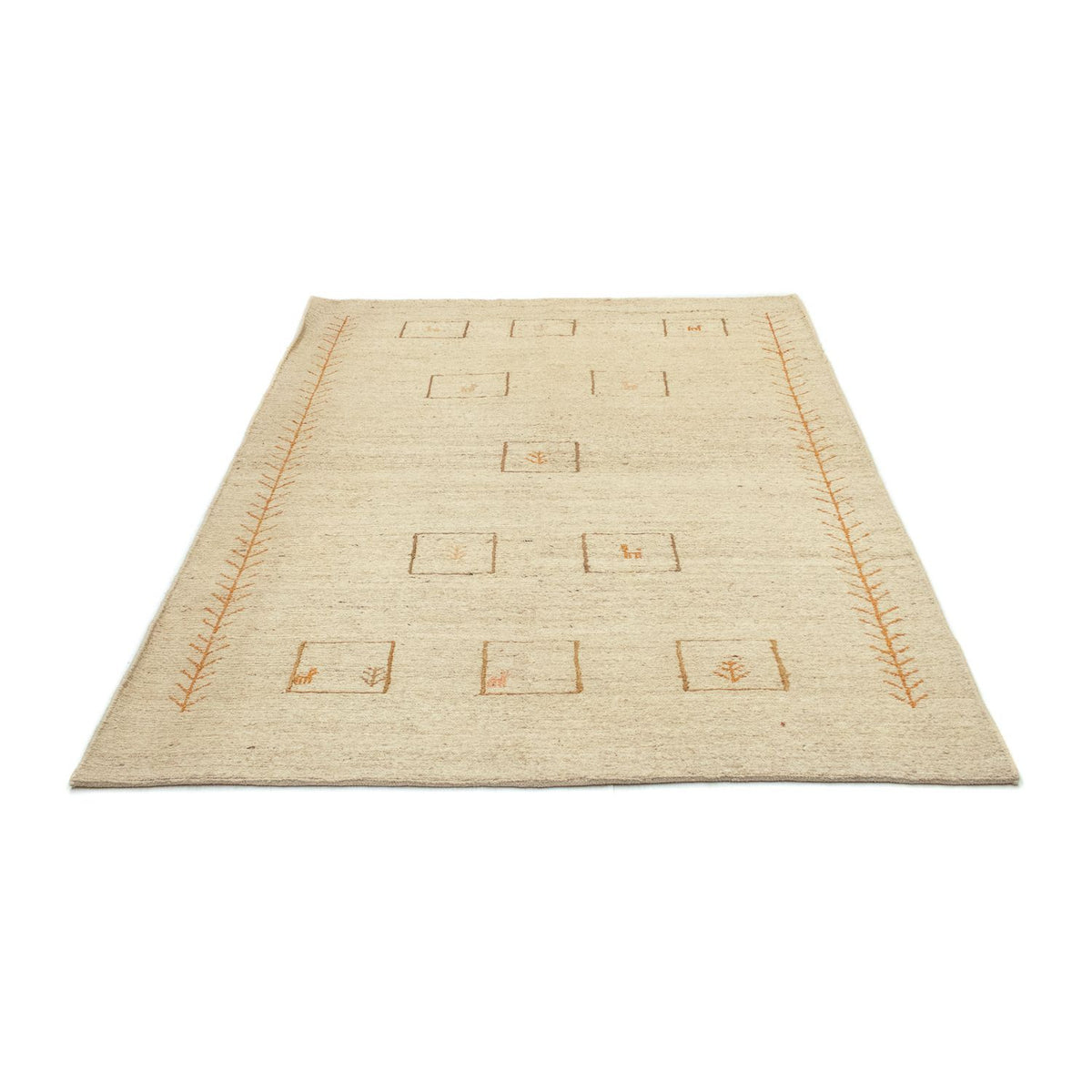 Gabbeh Rug - Perser - 188 x 139 cm - beige