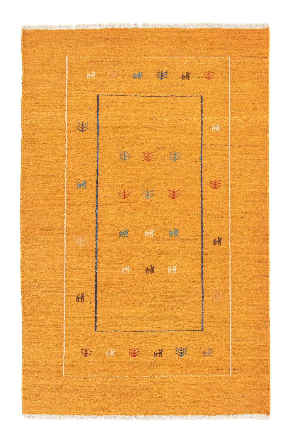 Gabbeh Rug - Perser - 188 x 123 cm - gold