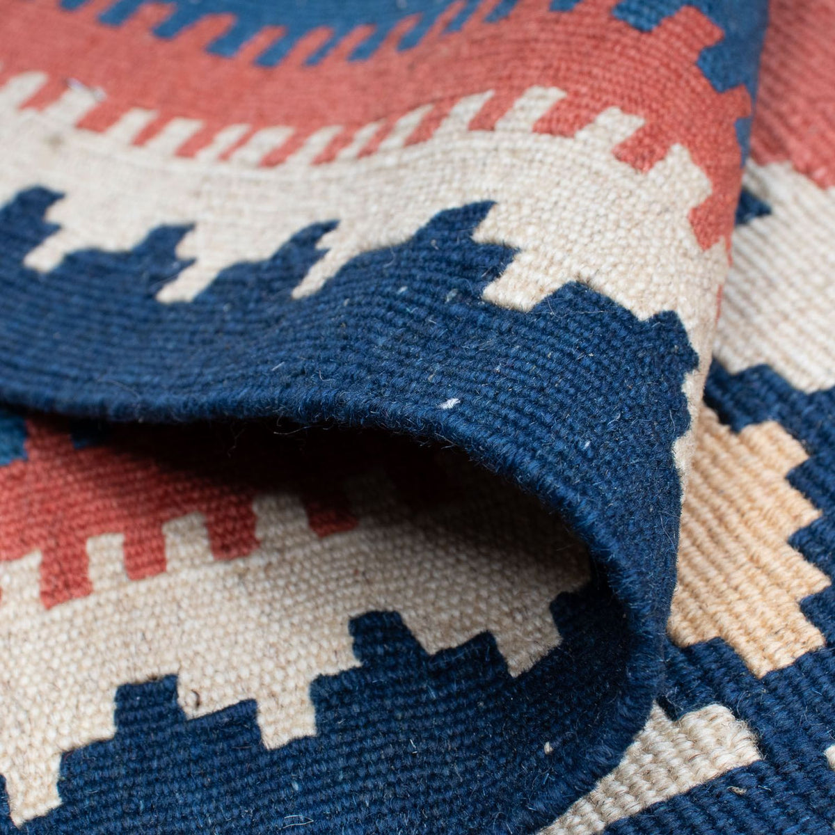 Kelim Rug - Oriental - 191 x 122 cm - dark blue