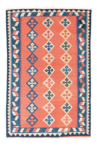 Kelim Rug - Oriental - 193 x 135 cm - orange