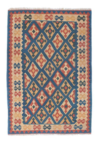 Kelim Rug - Oriental - 193 x 124 cm - blue