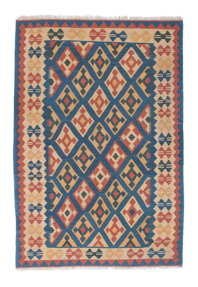 Kelim Rug - Oriental - 193 x 124 cm - blue