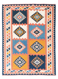 Kelim Rug - Oriental - 200 x 159 cm - blue