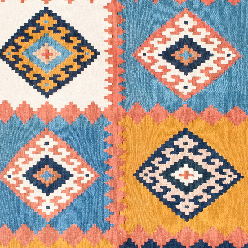 Kelim Rug - Oriental - 200 x 159 cm - blue