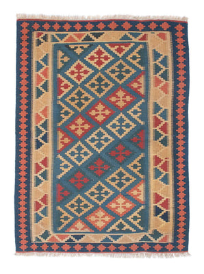 Kelim Rug - Oriental - 168 x 118 cm - blue