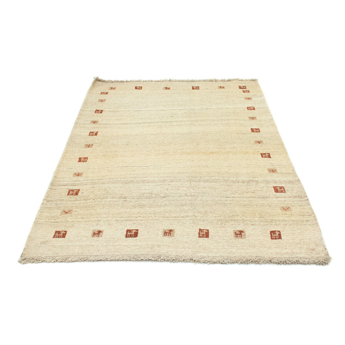 Persian Gabbeh Rug 124x184cm - Perserteppich Wollteppich