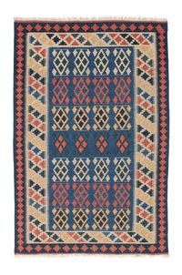 Kelim Rug - Oriental - 180 x 114 cm - blue