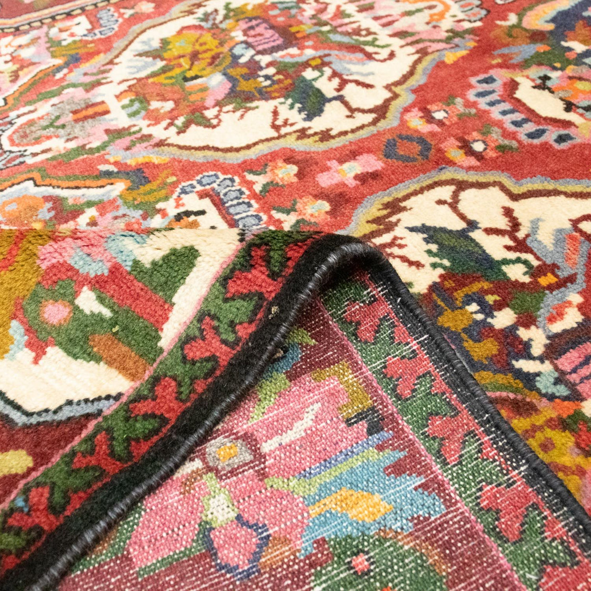 Perser Rug - Nomadic - 197 x 136 cm - dark red