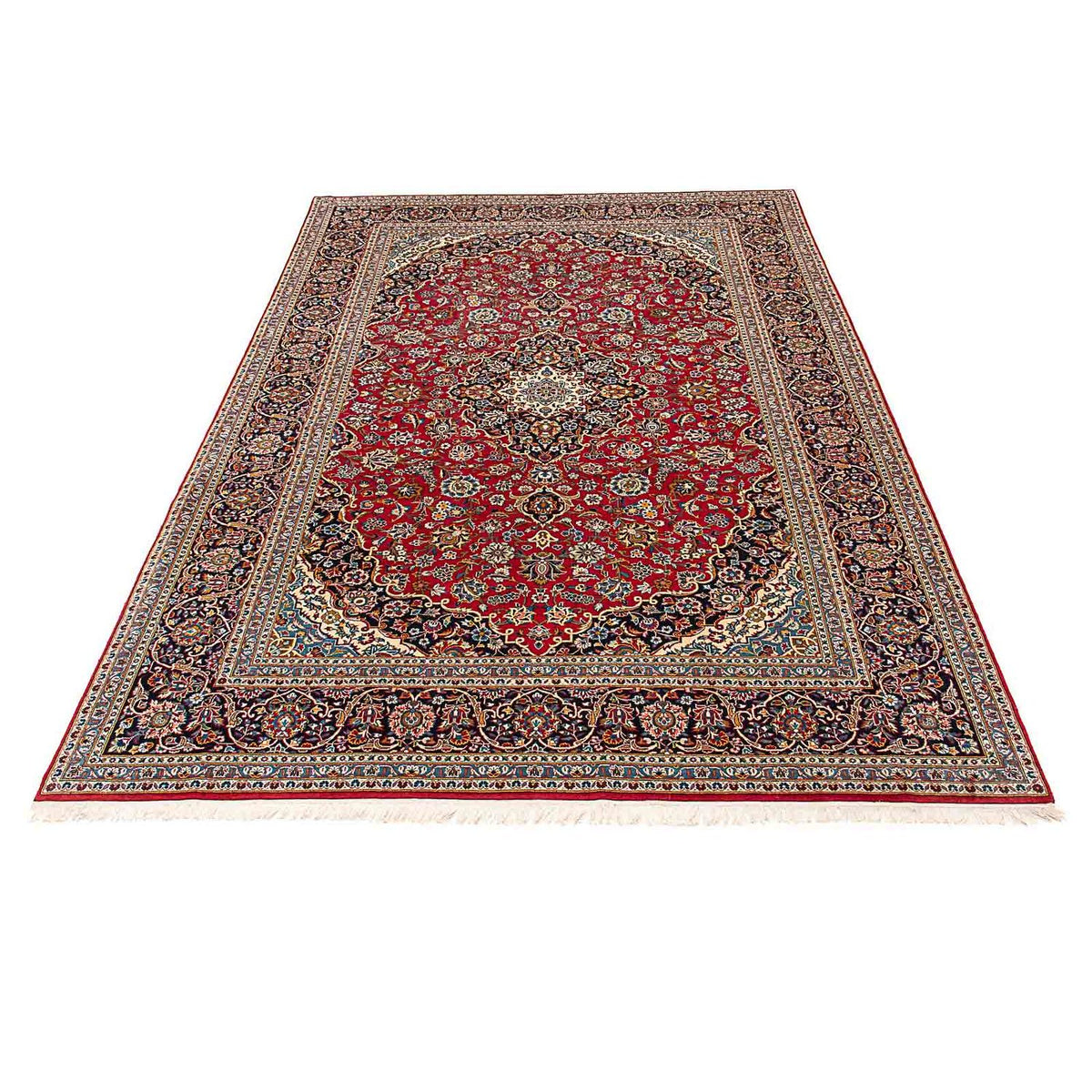 Perser Rug - Keshan - 380 x 267 cm - red