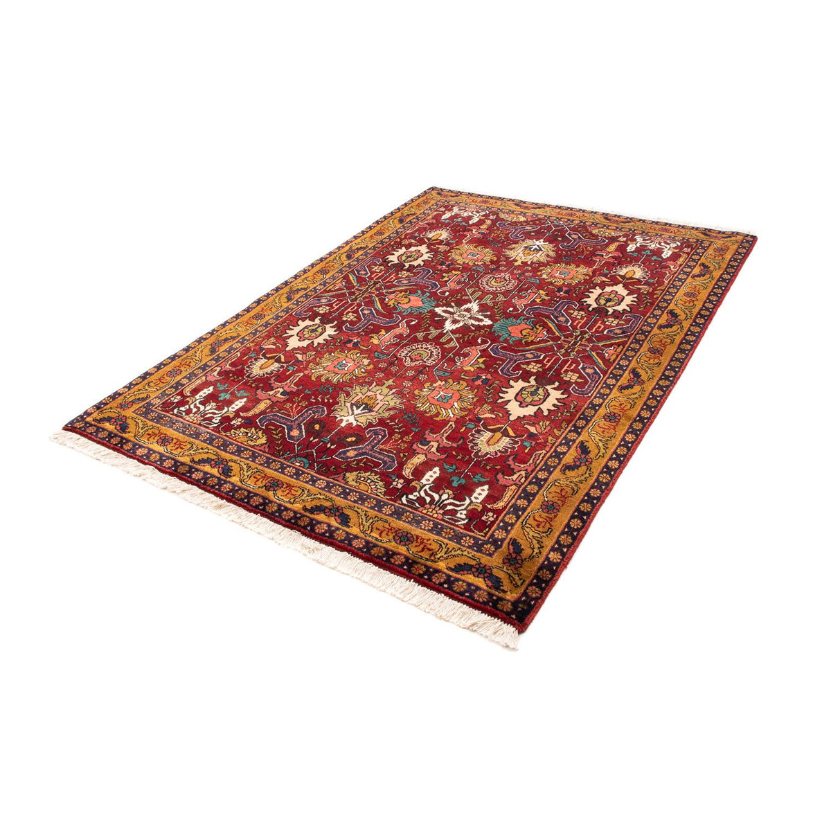 Perser Rug - Nomadic - 191 x 138 cm - dark red
